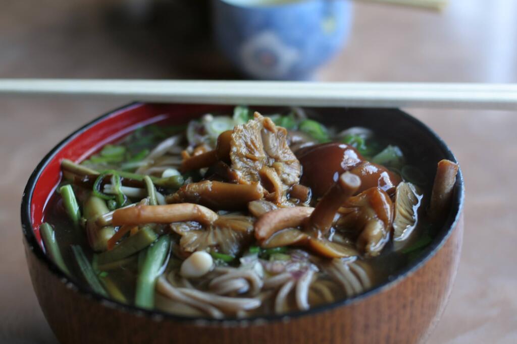 山菜そば頂きました　2006/11