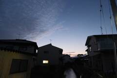 日暮のグラデーション　綺麗にグラデーションする時期は過ぎたかな