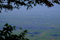 弥彦山から内陸部側