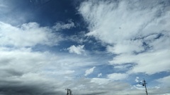 秋の初めの空雰囲気