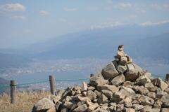 高ボッチ高原から諏訪湖方面 2010年。