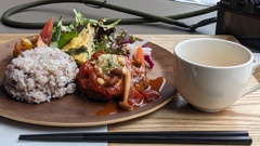 養命酒工場で頂いたランチ！健康的で美味しかった。