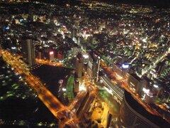横浜の夜景ランドマークタワーから　2009/12