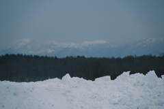 飯綱リゾートスキー場の駐車場から