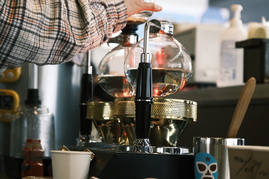 スキー場のレストハウスの極上サイフォンコーヒー