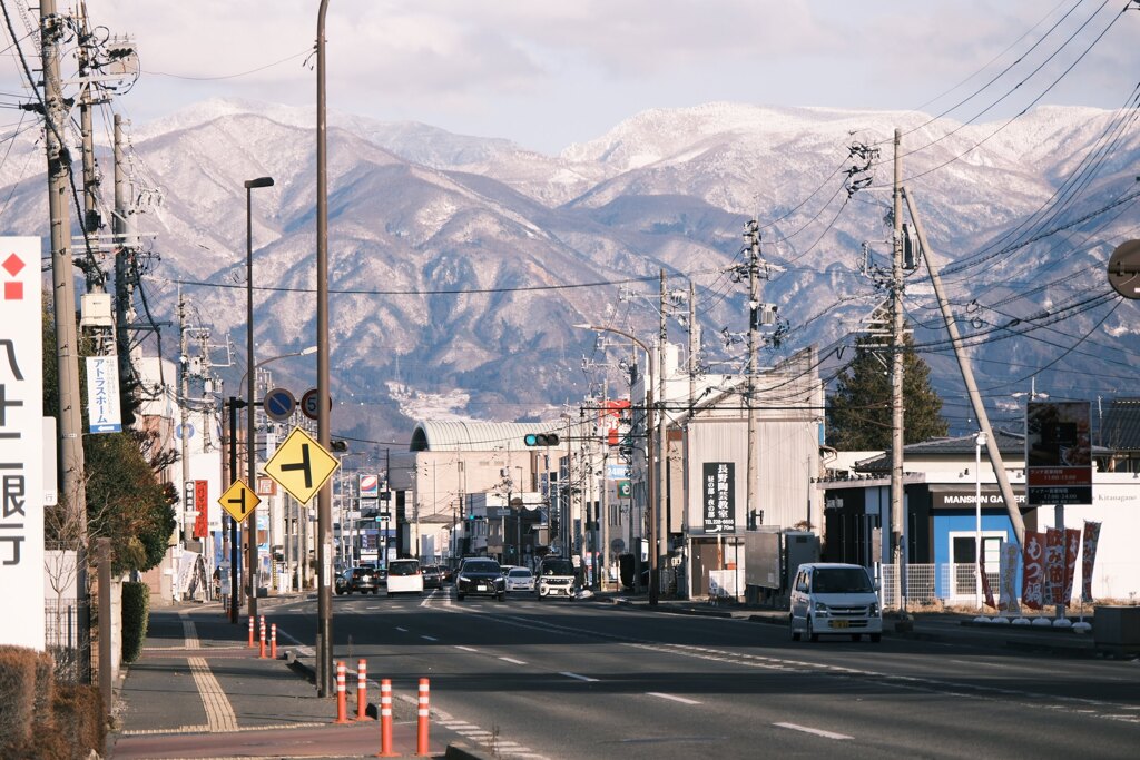 長野市内(須坂方面)