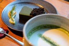 奈良井宿のカフェで頂きました。