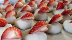 いちごのミニ大福