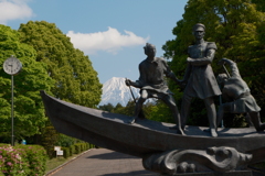広見公園の富士山