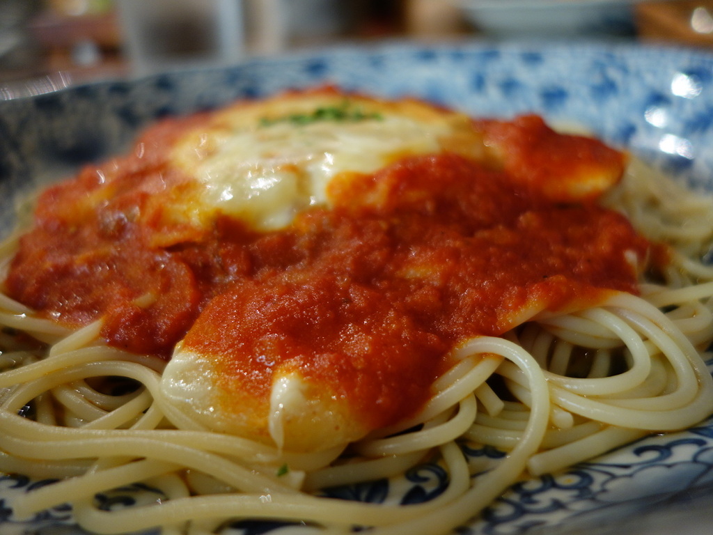 トマトが美味しいパスタです。