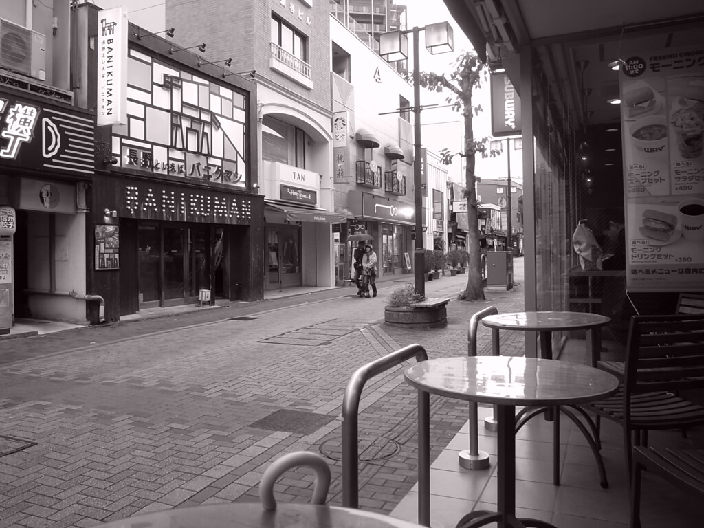 テラス席@長野市サブウェイ