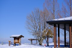 姨捨SA登り側かな？