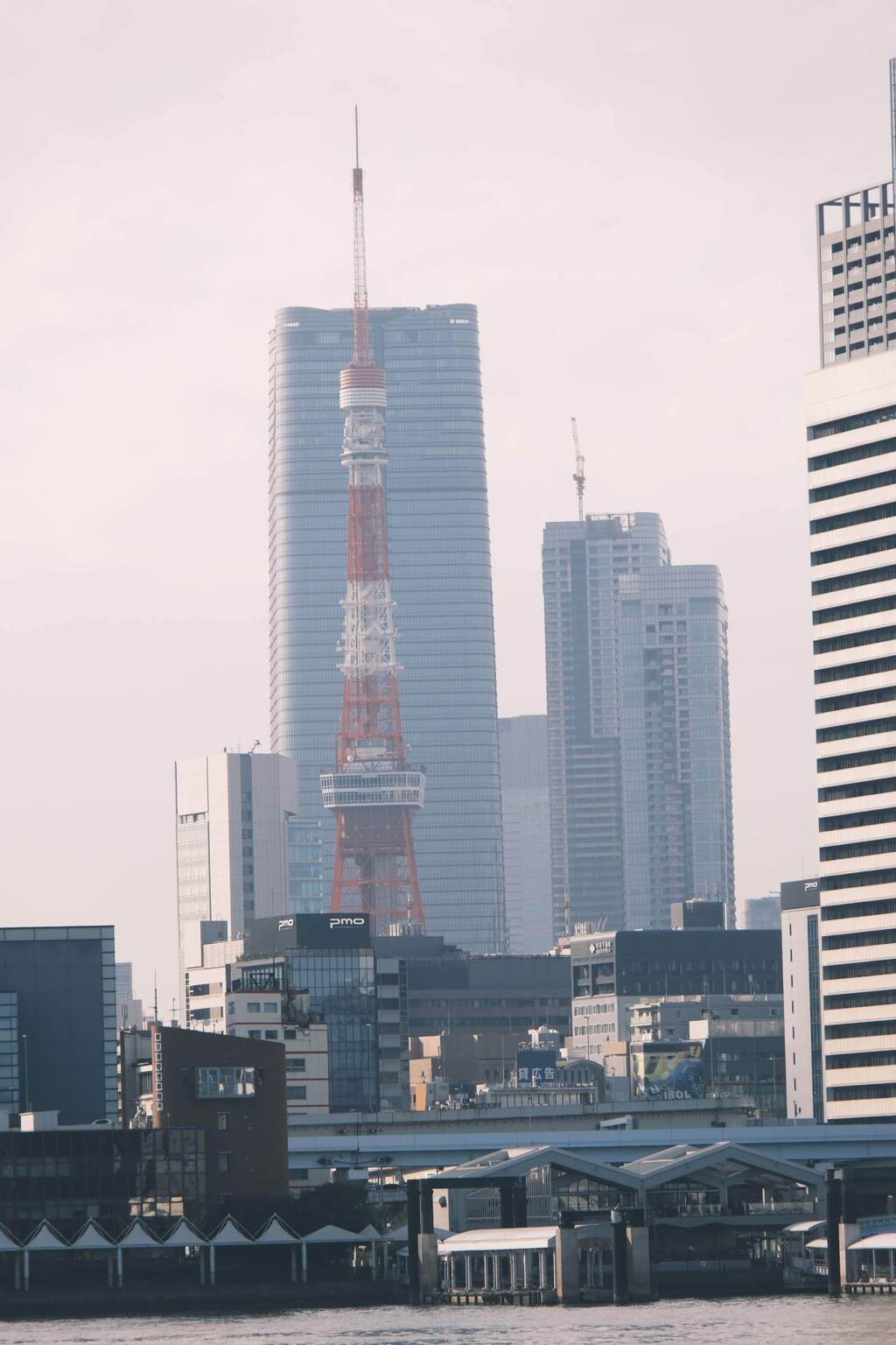 隅田川から東京タワー