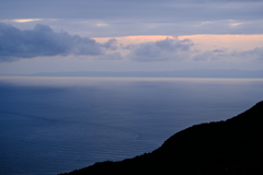日本海とうっすら佐渡