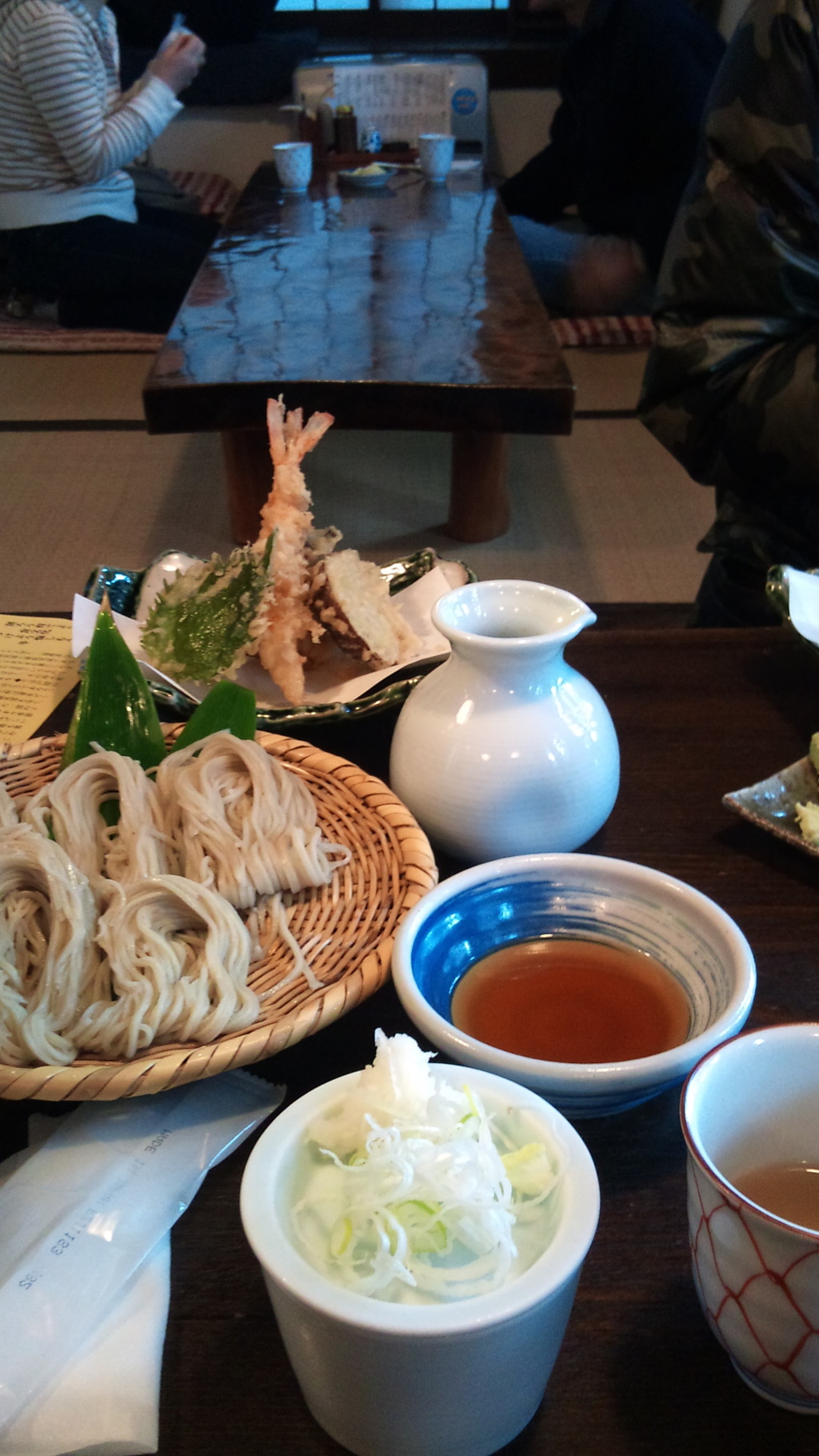 戸隠うずら家でお蕎麦　2012/11