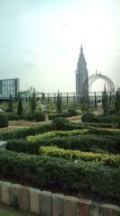 東京のビルの庭園1。どこだったんだろうか？2009年7月