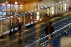 夜のごはん屋さんから長野駅前陸橋を　2024/8