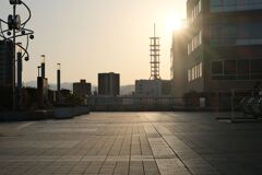 長野駅東口夕刻