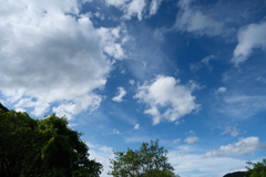 雨降った後の空雲