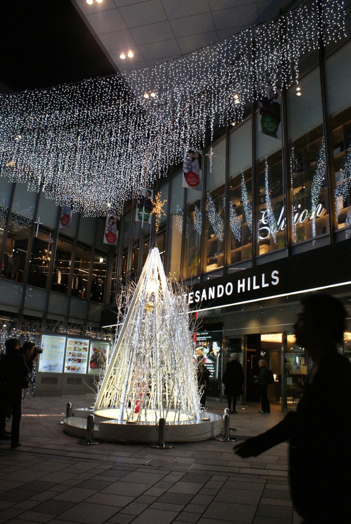 表参道ヒルズの表のツリー　2009/11