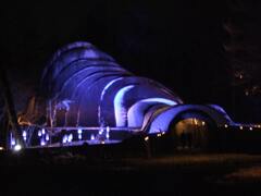 軽井沢石の教会のイルミネーションイベント 2007/12