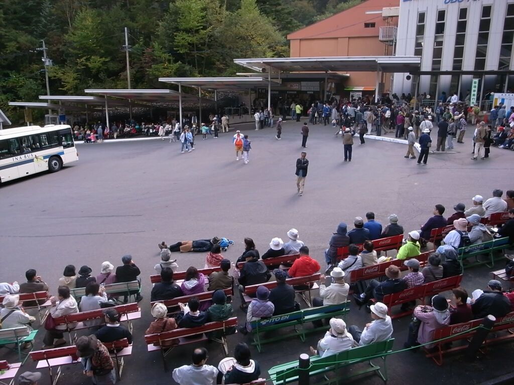 千畳敷カールを見に地上側駅　2012/10