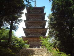 北陸にあった五重塔　2003年6月