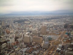 浜松駅直結のホテル上層階からの眺め　2003/1
