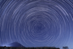 富士山と星グル