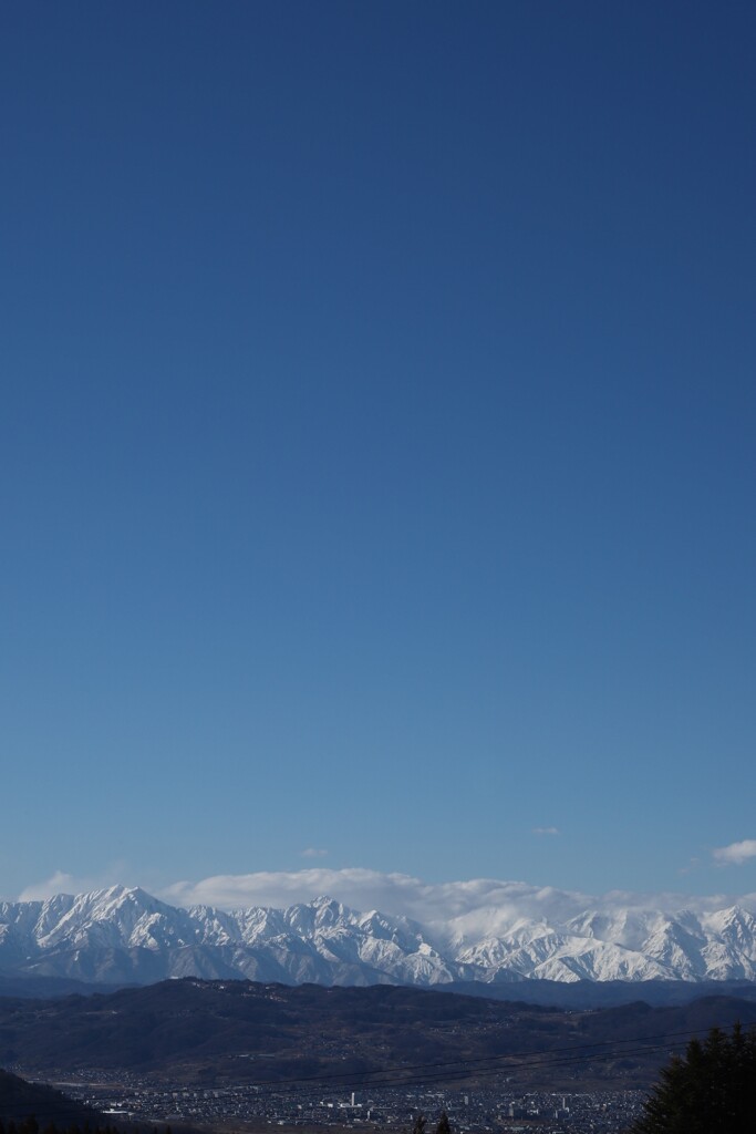 北アルプス眺望