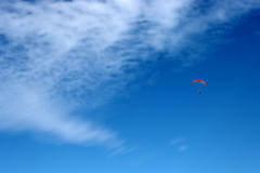 沖縄の空を見上げて