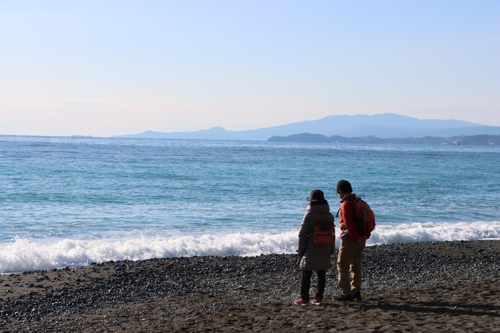 国府津海岸