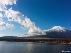 山中湖で富士山のそばにある特別な雲を見た