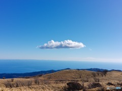 駒ヶ岳山頂で出会った可愛い雲