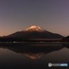 山中湖の逆さ富士