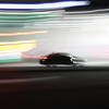 夜の流し撮り練習