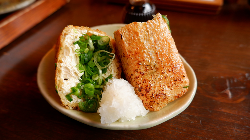 蕎麦甘味処 風庵　揚げ豆腐