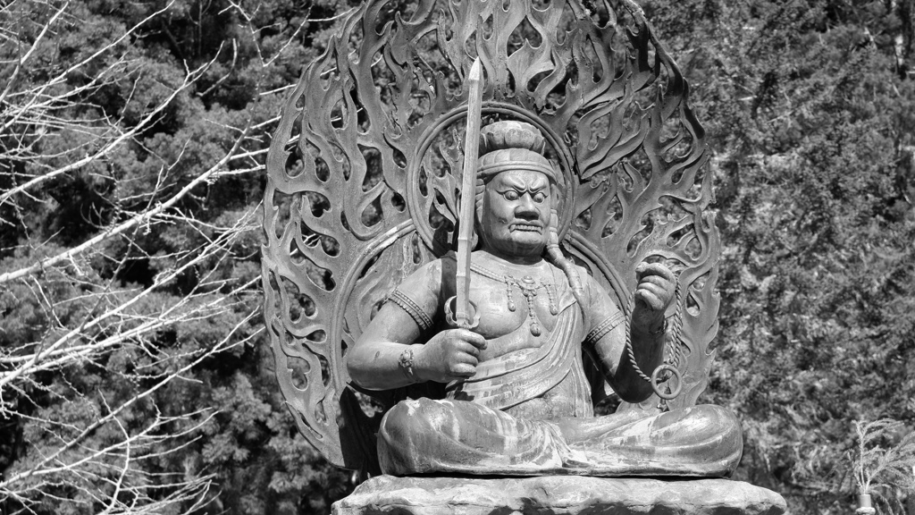大峰山龍泉寺にて