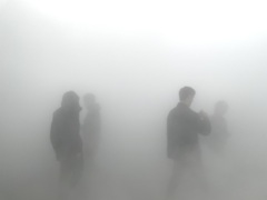 霧の彫刻