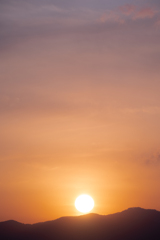 夕日