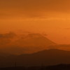 富士山　夕暮れ