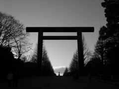 年末の靖國神社