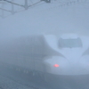雨の日の新幹線