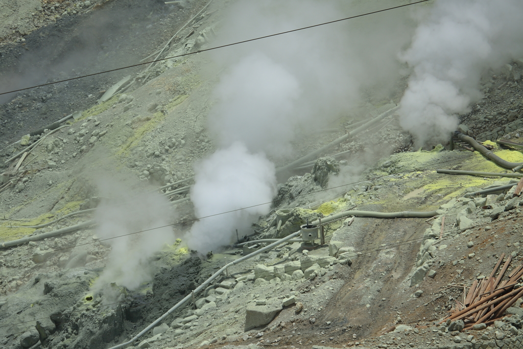  大涌谷の火山活動