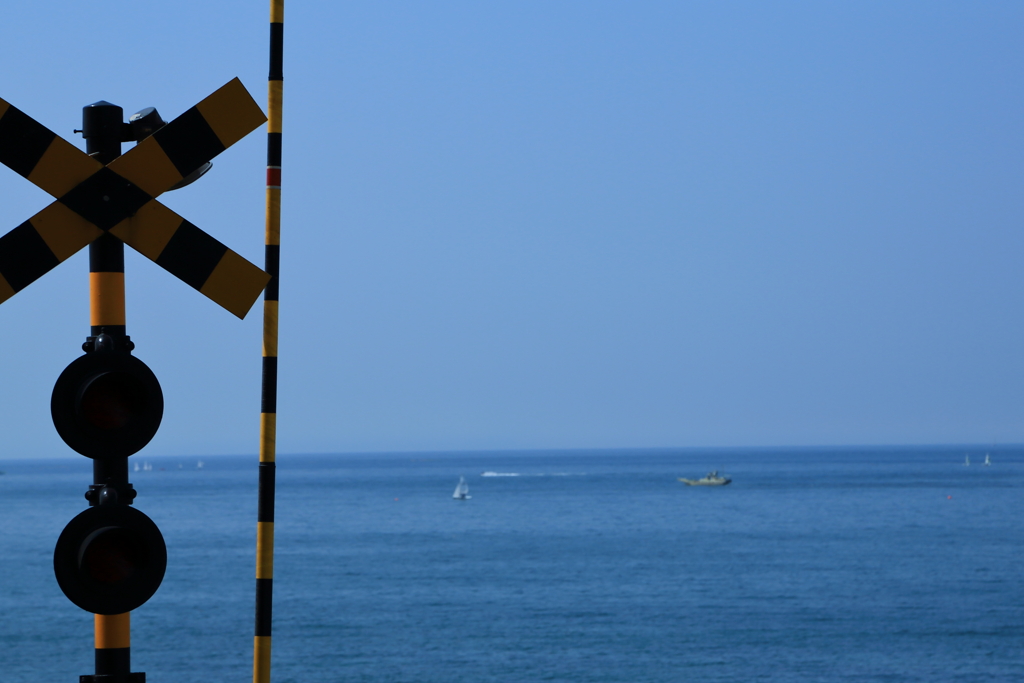 海への踏切