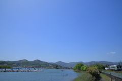 浜名湖畔を走る天浜線