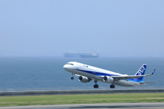 ＡＮＡ機の離陸