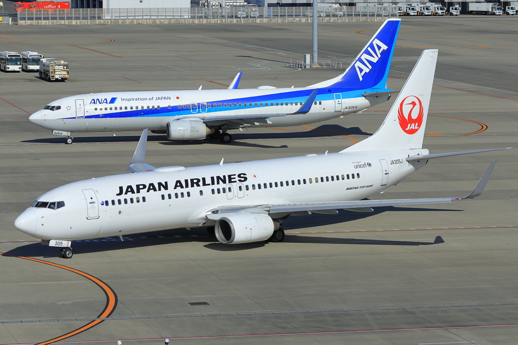 JALとANA