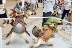 大阪.関西万博のアイルーちゃん達…