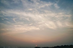 もうすぐ薄明の時間にまた明日と